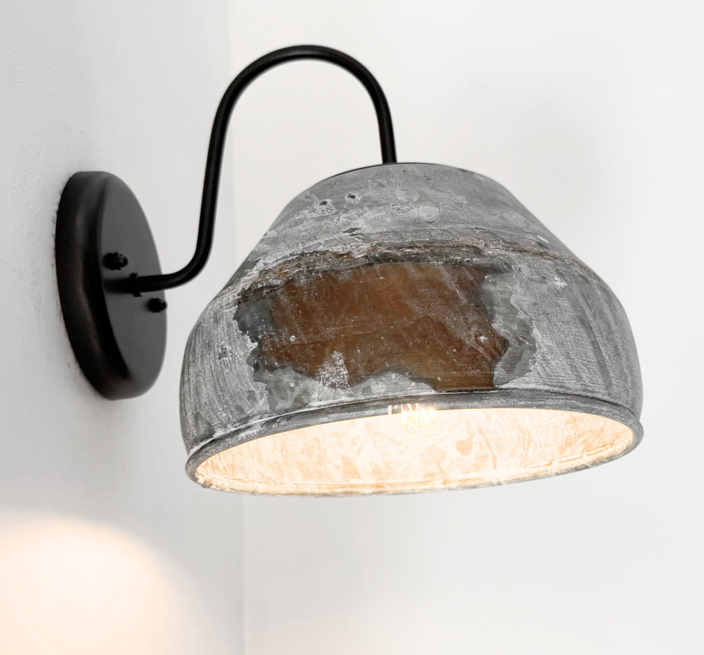 Rustic Bucket Farmhouse Light Fixture