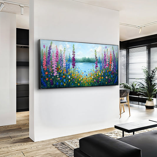 Alphine Meadow Impasto Wall Art