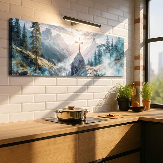 Cross On A Hill Faith Wall Art II