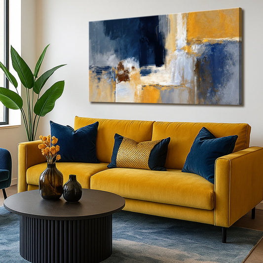 Abstract Geometric Lines Wall Art IV