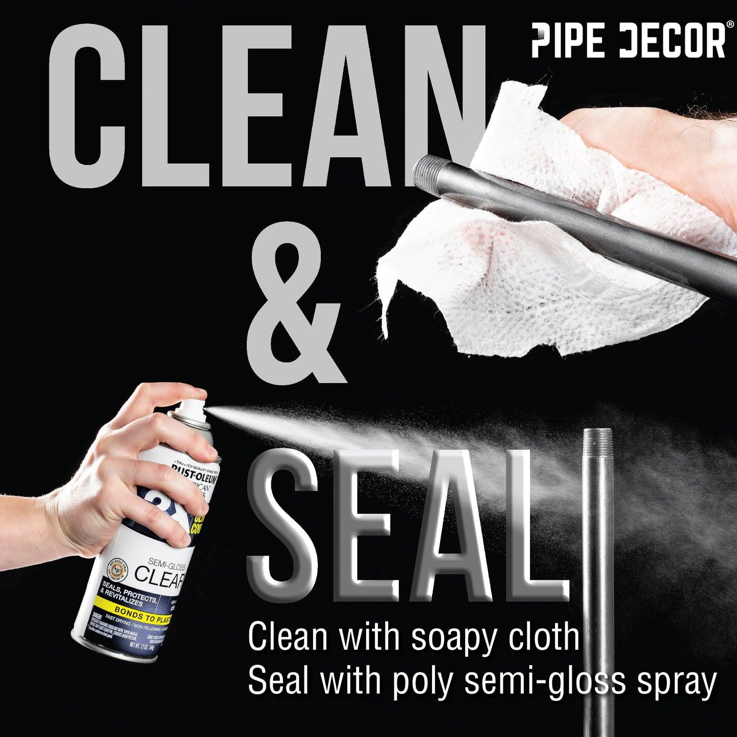 1 1/4 in. x 1 in. x 1 in. Black Reducing Tee