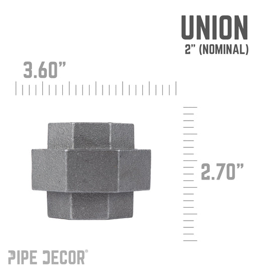 2 in. Black Union