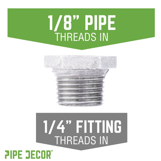 1/4 in. x 1/8 in. Galvanized Iron Bushing