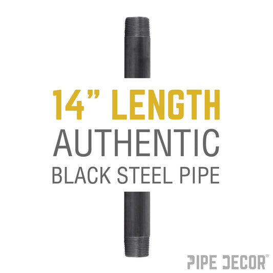 3/4 in. x 14 in. Black Pipe
