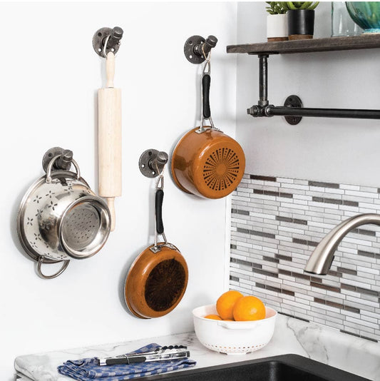 Wall Hook 4 Pack By PIPE DECOR