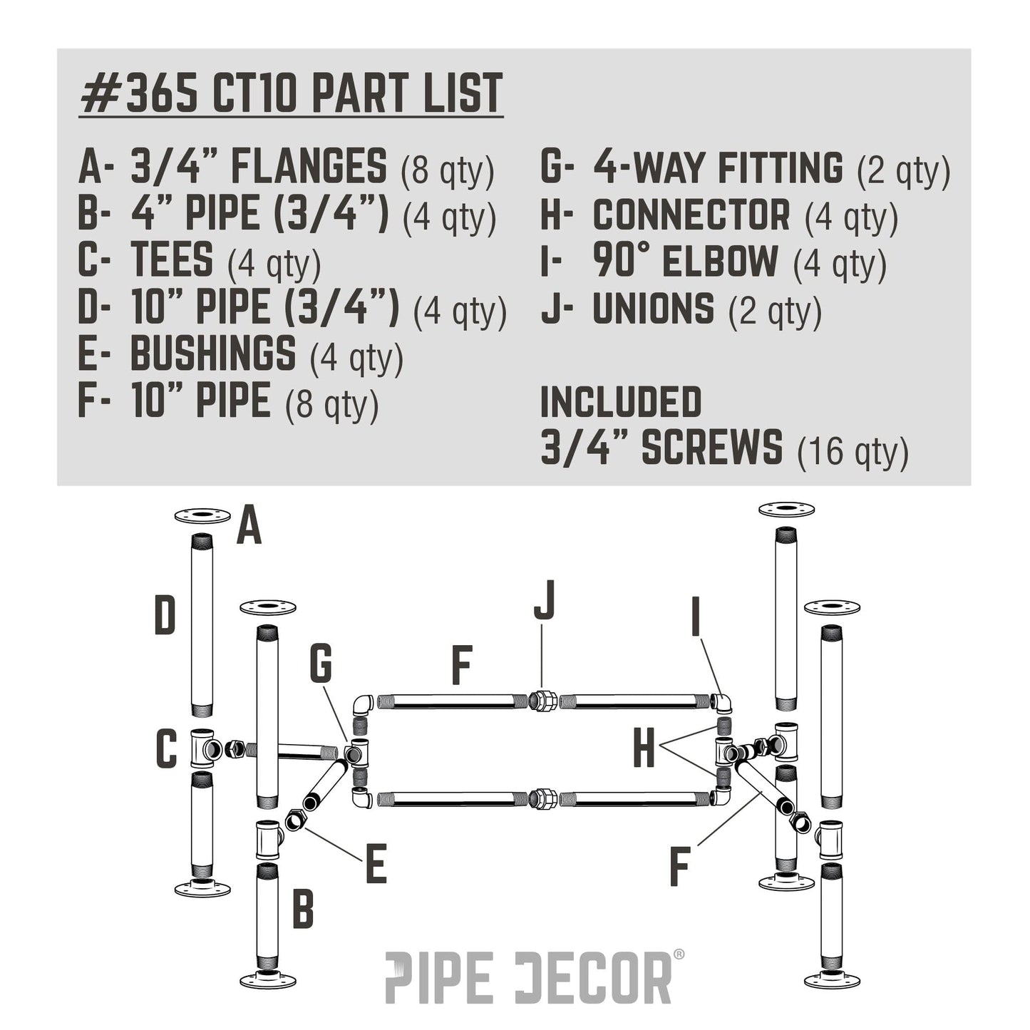 Loop Coffee Table By PIPE DECOR