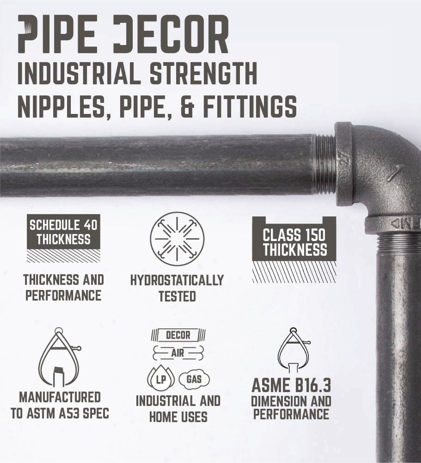 O Design Desk By PIPE DECOR