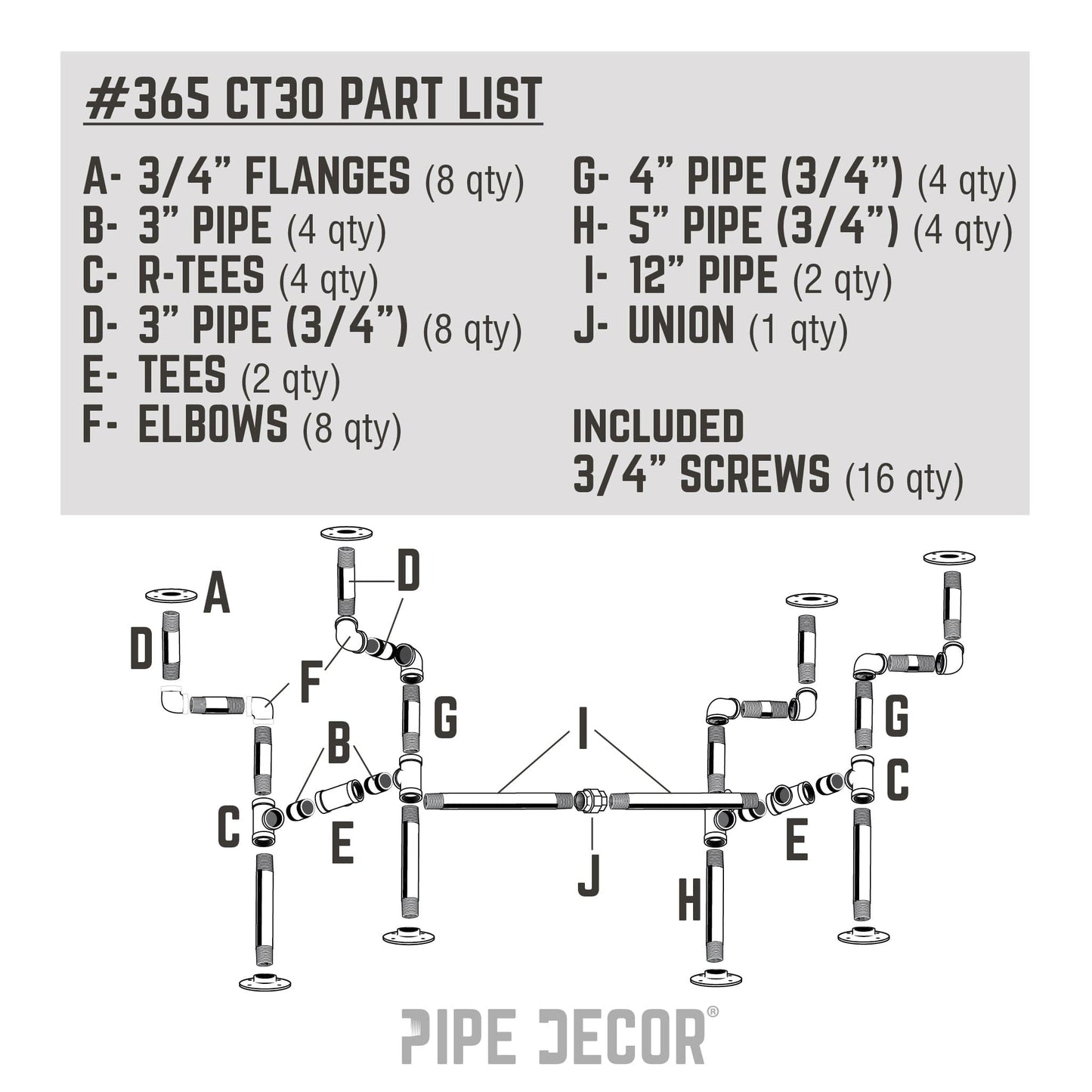 Streetlights Coffee Table By PIPE DECOR