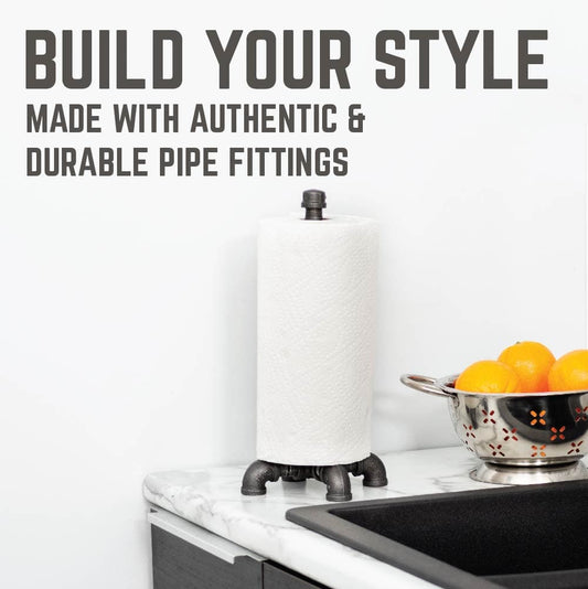 Paper Towel Holder By PIPE DECOR
