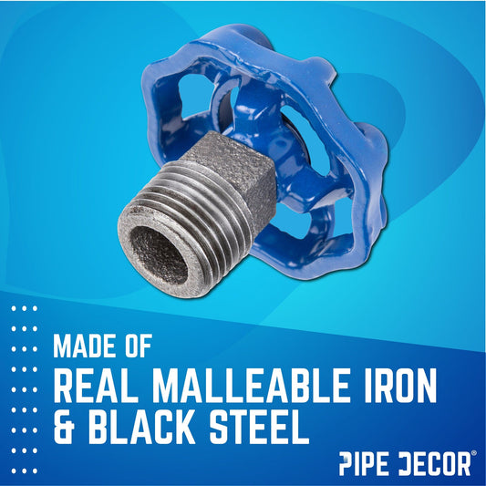 Blue Industrial Spigot with Plug (2-Pack)