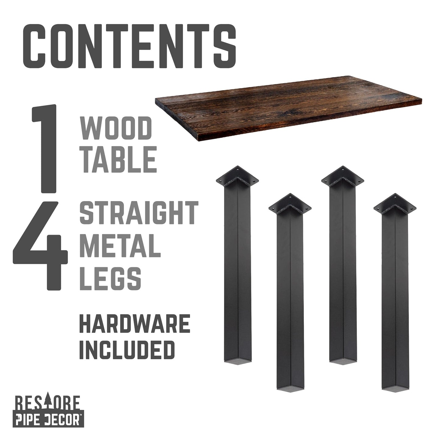 Skyline Trail Brown Solid Wood Desk with 28 in. High-Rise Legs