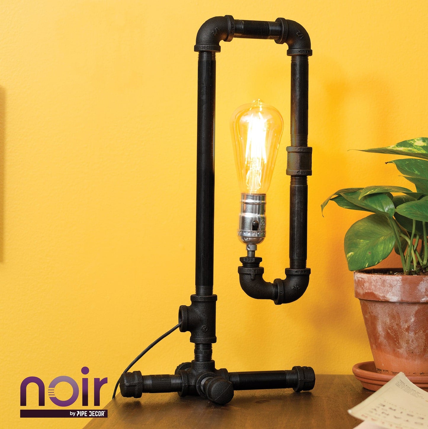 1/2 in. Prefinished Matte Black 6-Way Fitting