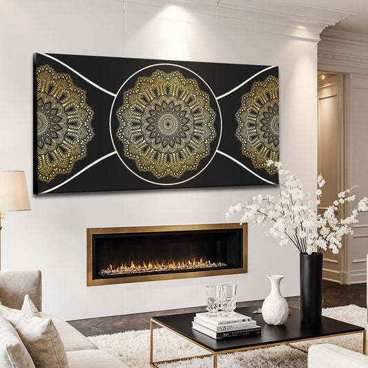 Gold Sacred Geometry Wall Art