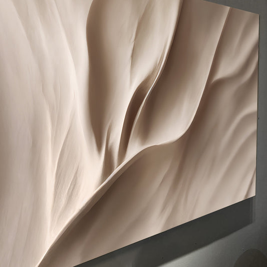 Soft Waves of Elegance Wall Art