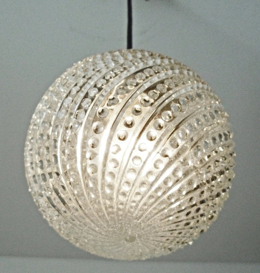 Gorgeous Hobnail Swirl Glass Pendant Light