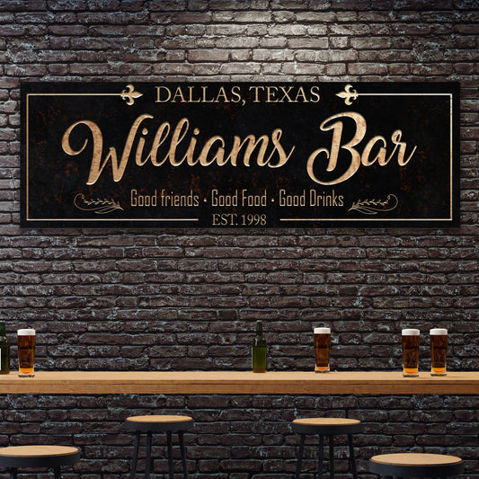 Custom Bar Sign