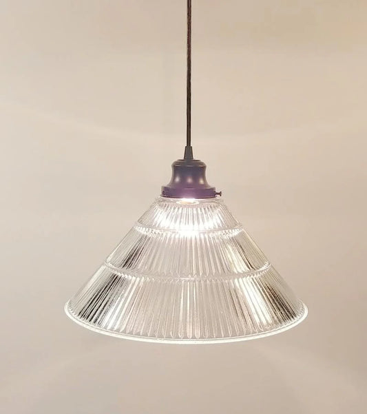 Very Large 1960's Vintage Holophane Chandelier Light