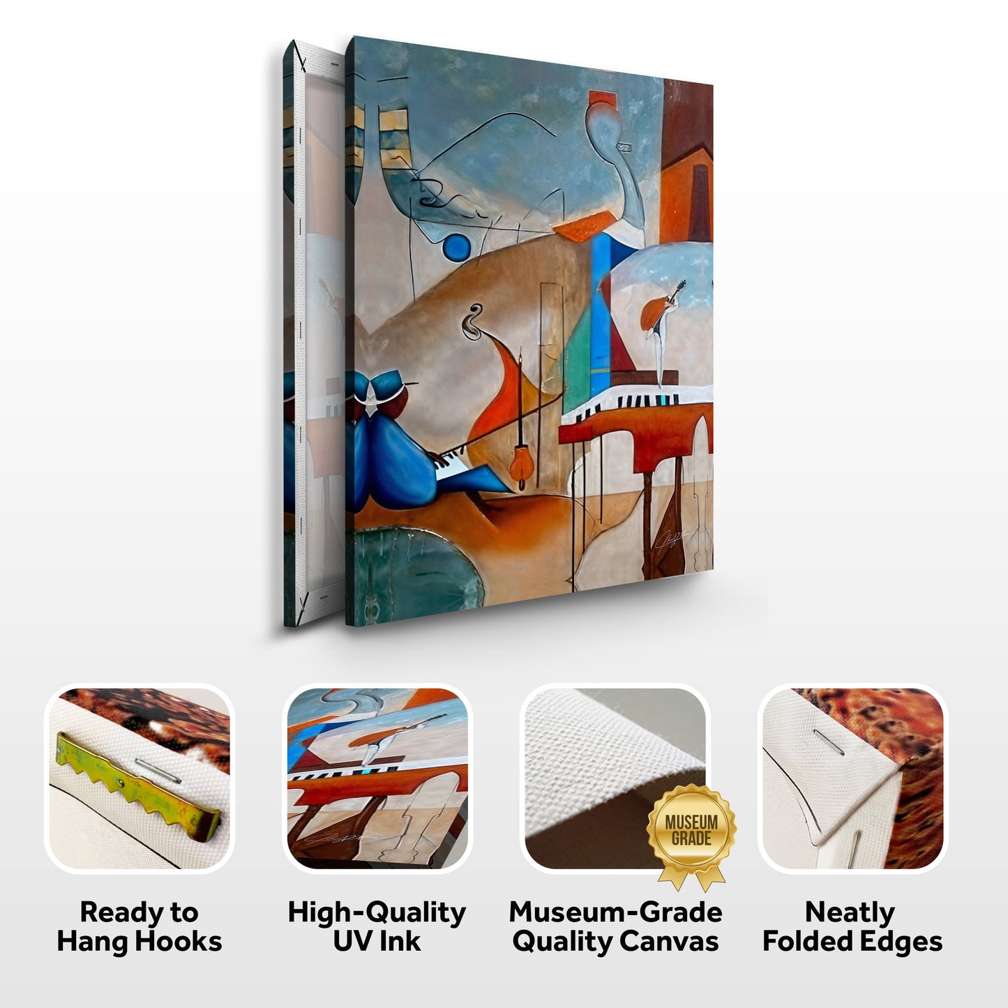 Canvas Print: "Melodic Abstraction"