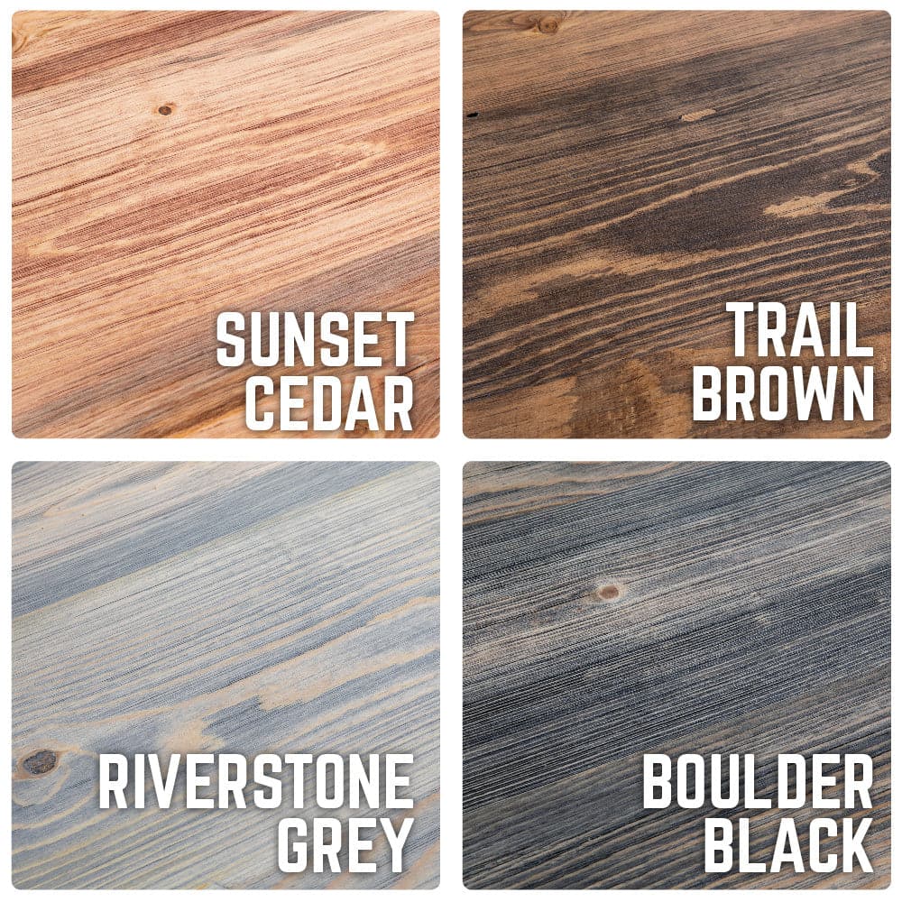 RESTORE Riverstone Grey Solid Wood End Tabletop