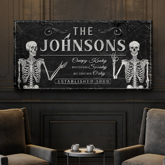 Gothic Family Sign V