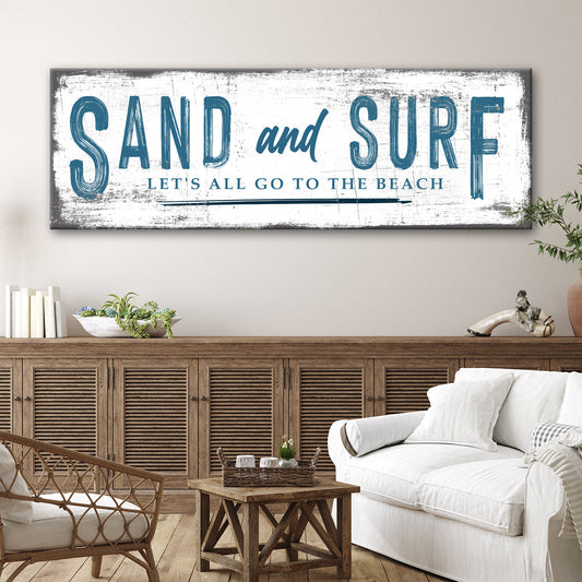 Sand And Surf Sign (Free Shipping)
