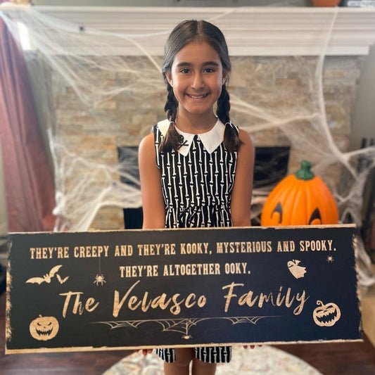 Creepy Family Sign