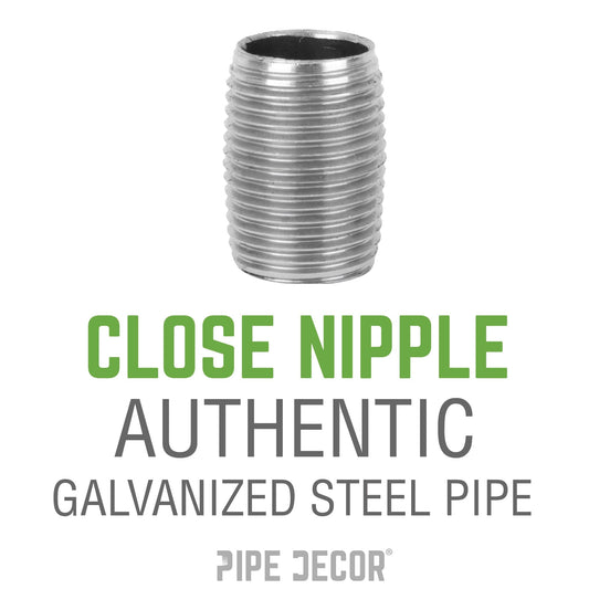 1 1/2 in. x Close Galvanized Steel Nipple