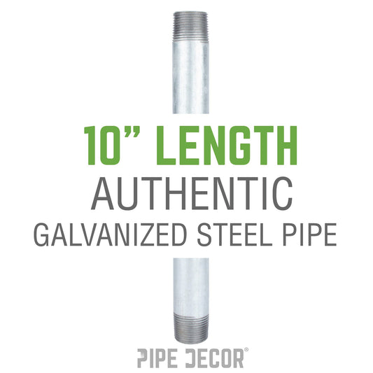 1/4 in. x 10 in. Galvanized Pipe