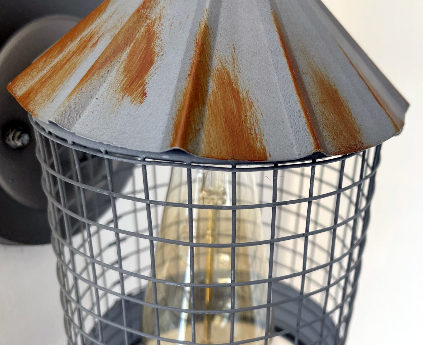 Silo Farmhouse Barn Silver Wall Sconce Light Fixture