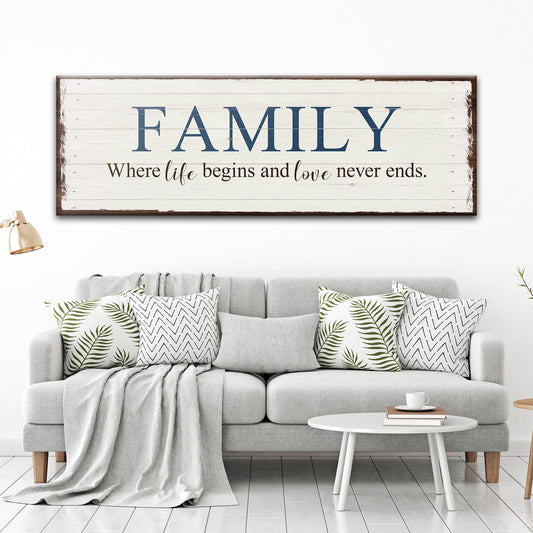 8 Powerful Words Family Sign II