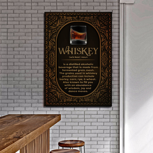 Whiskey Definition Sign