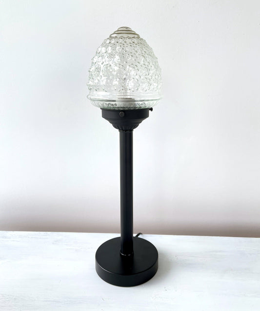 Antique Glass Table Lamp - Tall