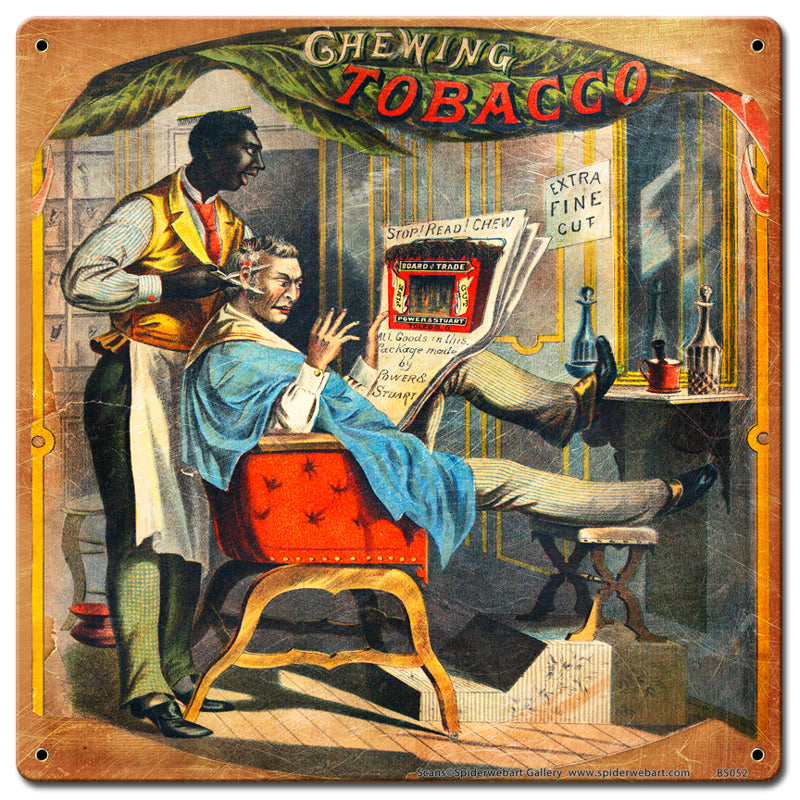 Chewing Tobacco, Nostalgic, Plasma, 12 X 12 Inches