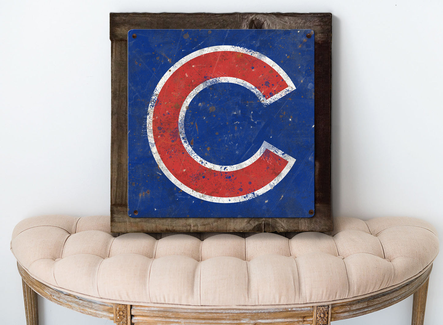 Chicago Cubs Wall Art, Metal Sign
