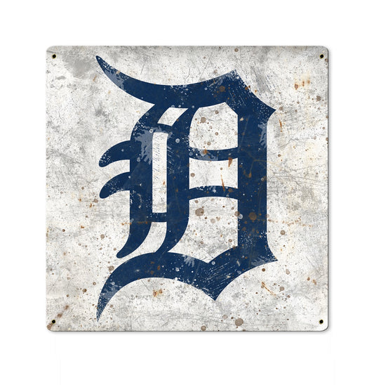 Detroit Tigers Wall Art, Metal Sign
