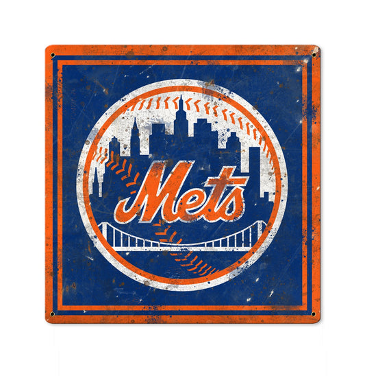 New York Mets Wall Art, Metal Sign