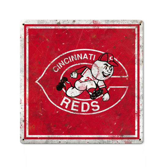 Cincinnati Reds Wall Art, Metal Sign