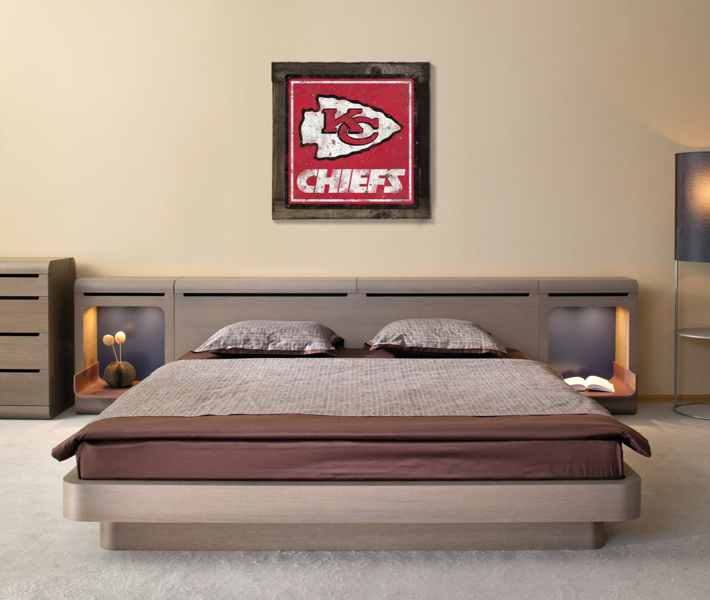 Kansas City Chiefs Wall Art, Metal Sign, NFL