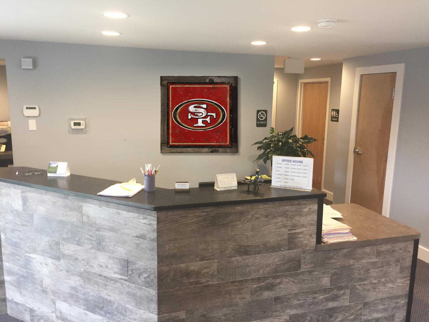 San Francisco 49ers Wall Art, Metal Sign, NFL