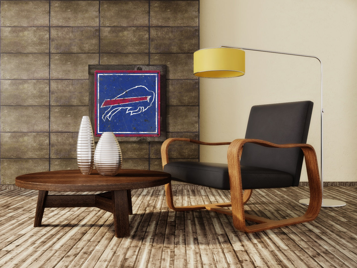 Buffalo Bills Wall Art, Metal Sign, NFL
