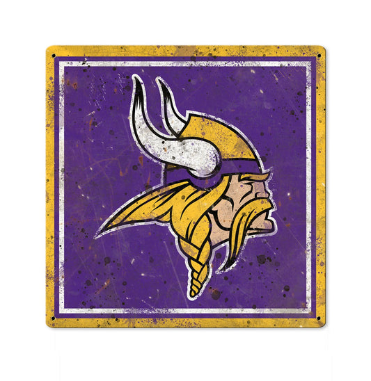 Minnesota Vikings Wall Art, Metal Sign, NFL