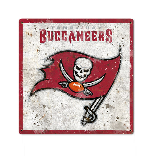Tampa Bay Buccaneers Wall Art, Metal Sign, NFL