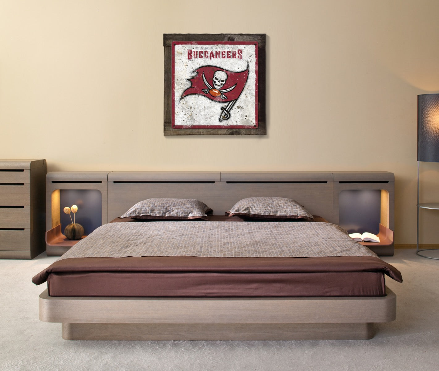 Tampa Bay Buccaneers Wall Art, Metal Sign, NFL