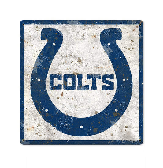 Indianapolis Colts Wall Art, Metal Sign, NFL