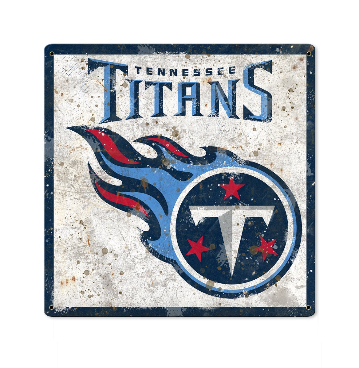 Tennessee Titans Wall Art, Metal Sign, NFL