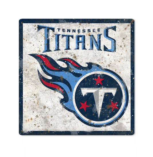 Tennessee Titans Wall Art, Metal Sign, NFL