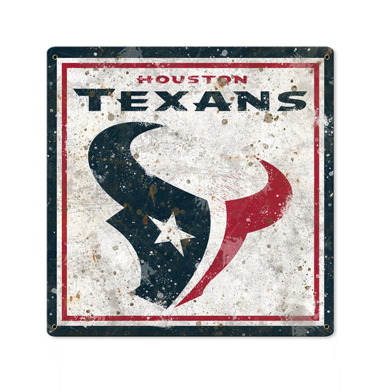 Houston Texans Wall Art, Metal Sign, NFL
