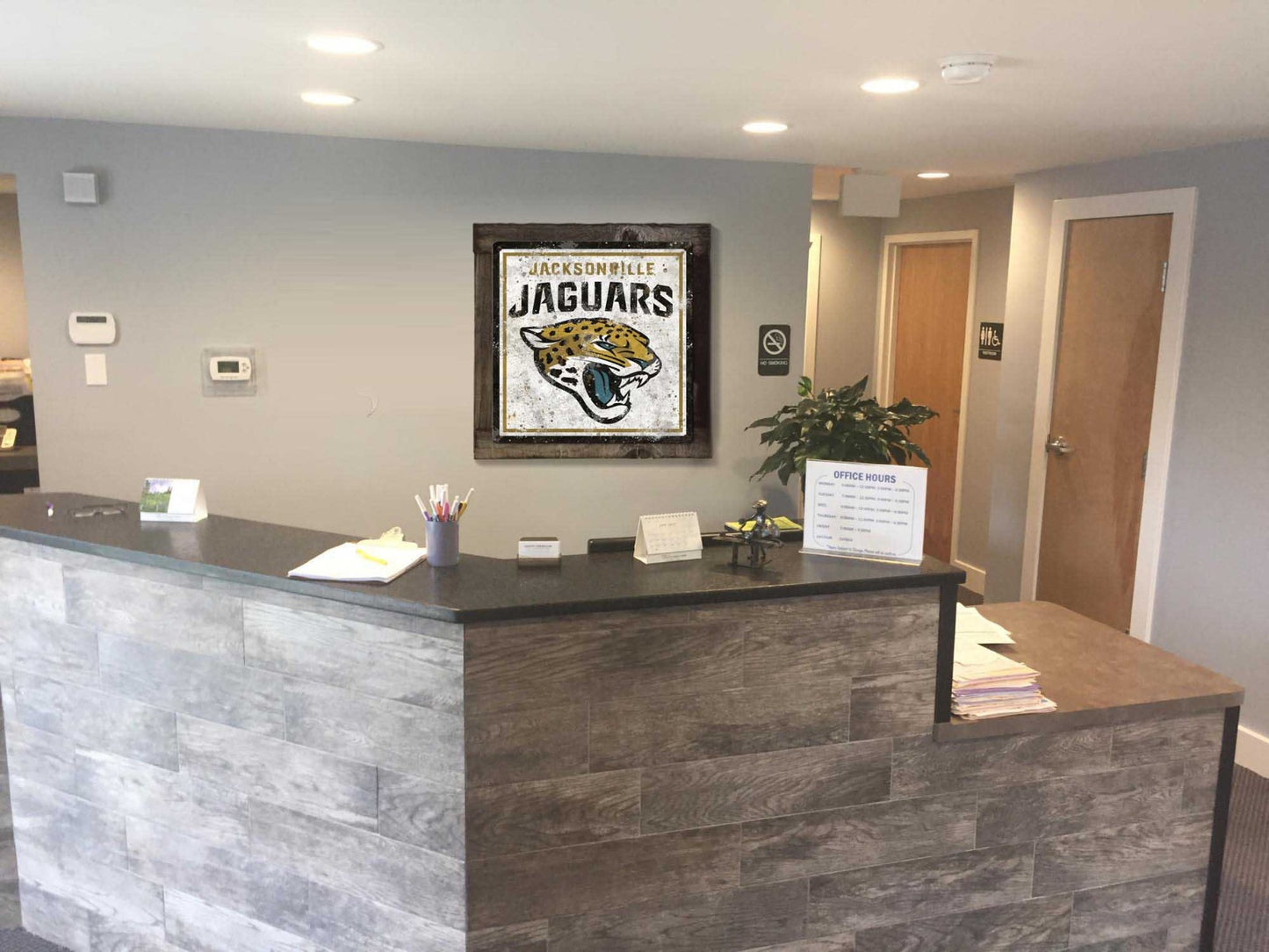 Jacksonville Jaguars Wall Art, Metal Sign, NFL