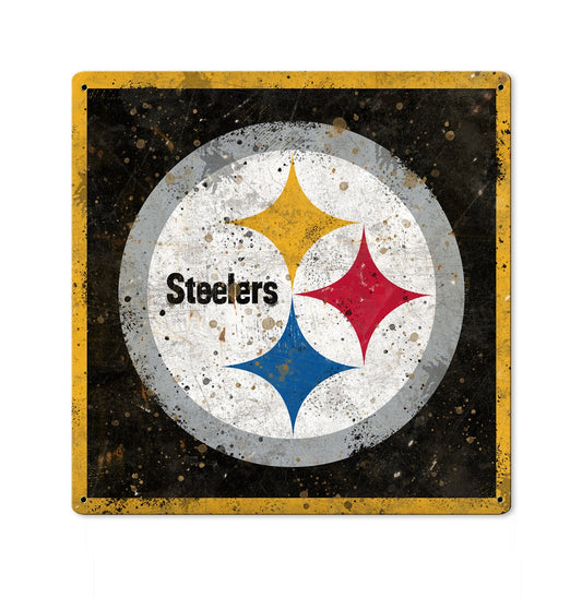 Pittsburgh Steelers Wall Art, Metal Sign, NFL