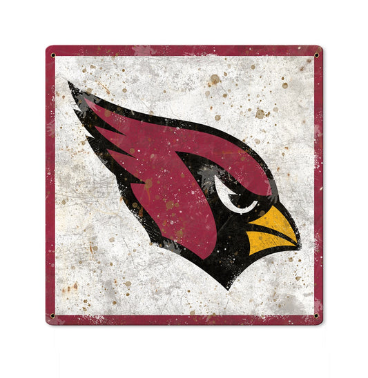 Arizona Cardinals Wall Art, Metal Sign, NFL